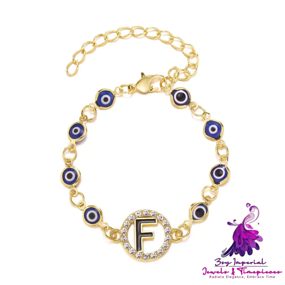 Blue Eyes Adjustable Bracelet