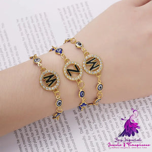 Blue Eyes Adjustable Bracelet