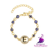 Blue Eyes Adjustable Bracelet