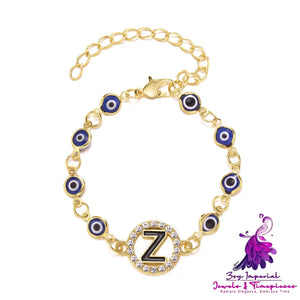 Blue Eyes Adjustable Bracelet