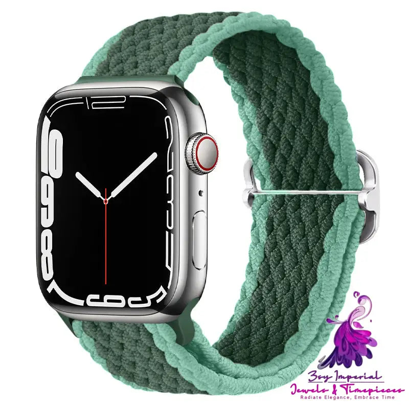 Apple Watch Watchband Adjustable Nylon Braided For Apple