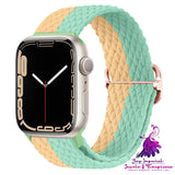 Apple Watch Watchband Adjustable Nylon Braided For Apple