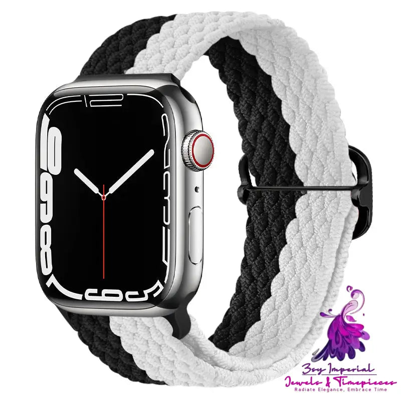 Apple Watch Watchband Adjustable Nylon Braided For Apple