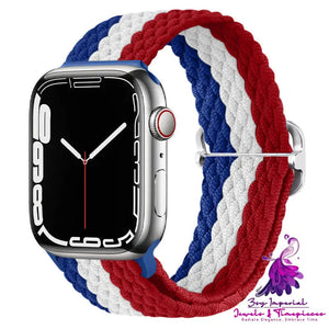 Apple Watch Watchband Adjustable Nylon Braided For Apple