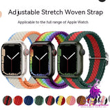 Apple Watch Watchband Adjustable Nylon Braided For Apple