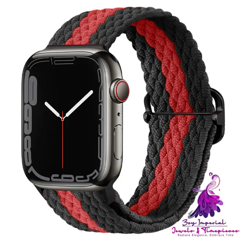 Apple Watch Watchband Adjustable Nylon Braided For Apple