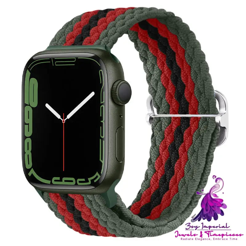 Apple Watch Watchband Adjustable Nylon Braided For Apple