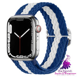 Apple Watch Watchband Adjustable Nylon Braided For Apple