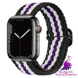 Apple Watch Watchband Adjustable Nylon Braided For Apple