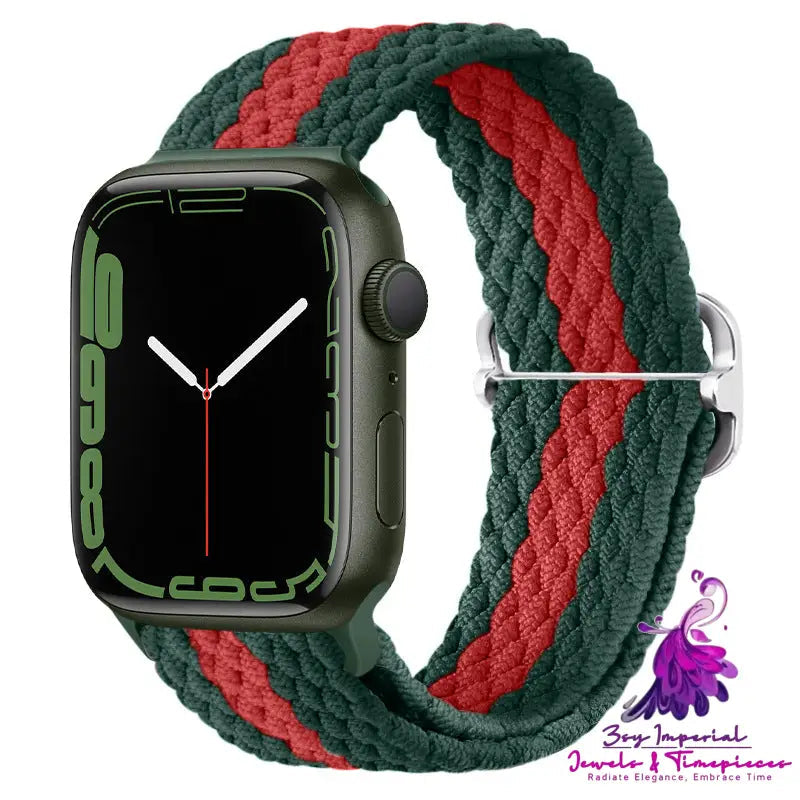 Apple Watch Watchband Adjustable Nylon Braided For Apple