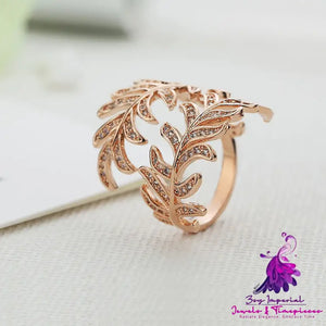 Mimosa Leaves Adjustable Rings