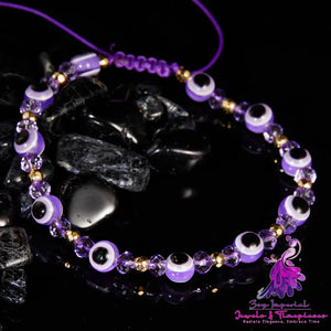 Crystal Bead Pull Bracelet