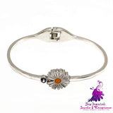 Adjustable Chrysanthemum Bracelet