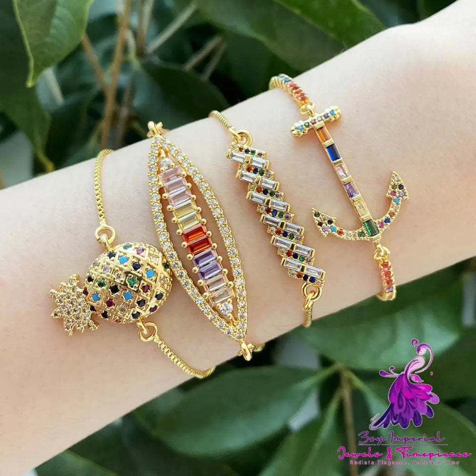 Fashion Trend Colorful Adjustable Bracelet Jewelry