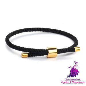 Stainless Steel Adjustable Couple Bracelet