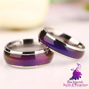 Adjustable Mood Ring with Changing Color