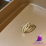 Double Layer Adjustable Index Finger Ring