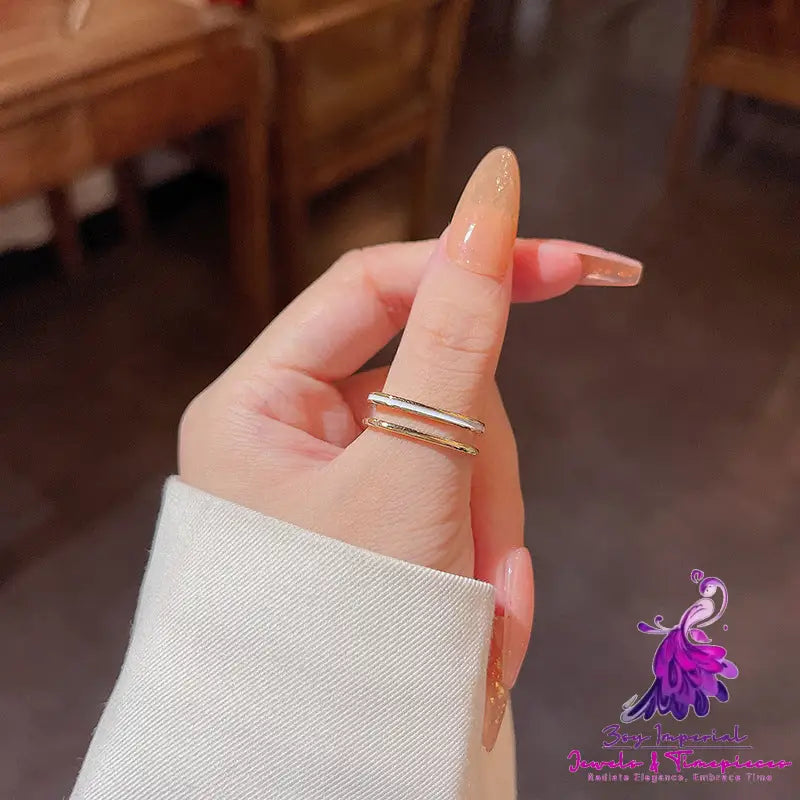 Double Layer Adjustable Index Finger Ring