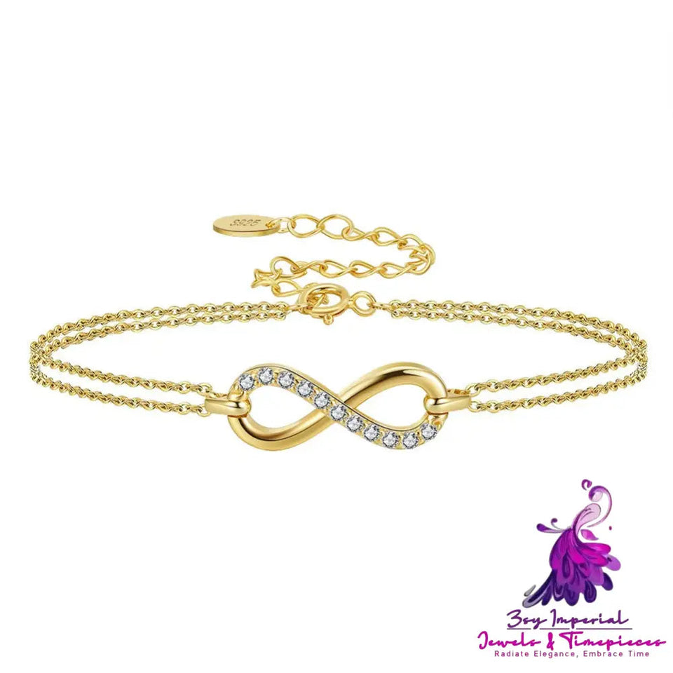 Women’s Adjustable Figure-eight Knot Bracelet