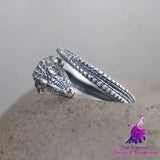 Matte Craft Crocodile Ring