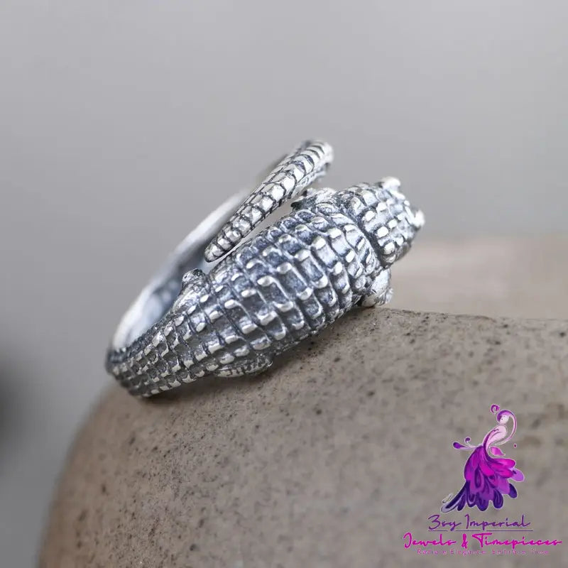 Matte Craft Crocodile Ring