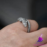 Matte Craft Crocodile Ring