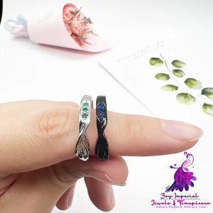 Adjustable Zircon Ring for Men and Women