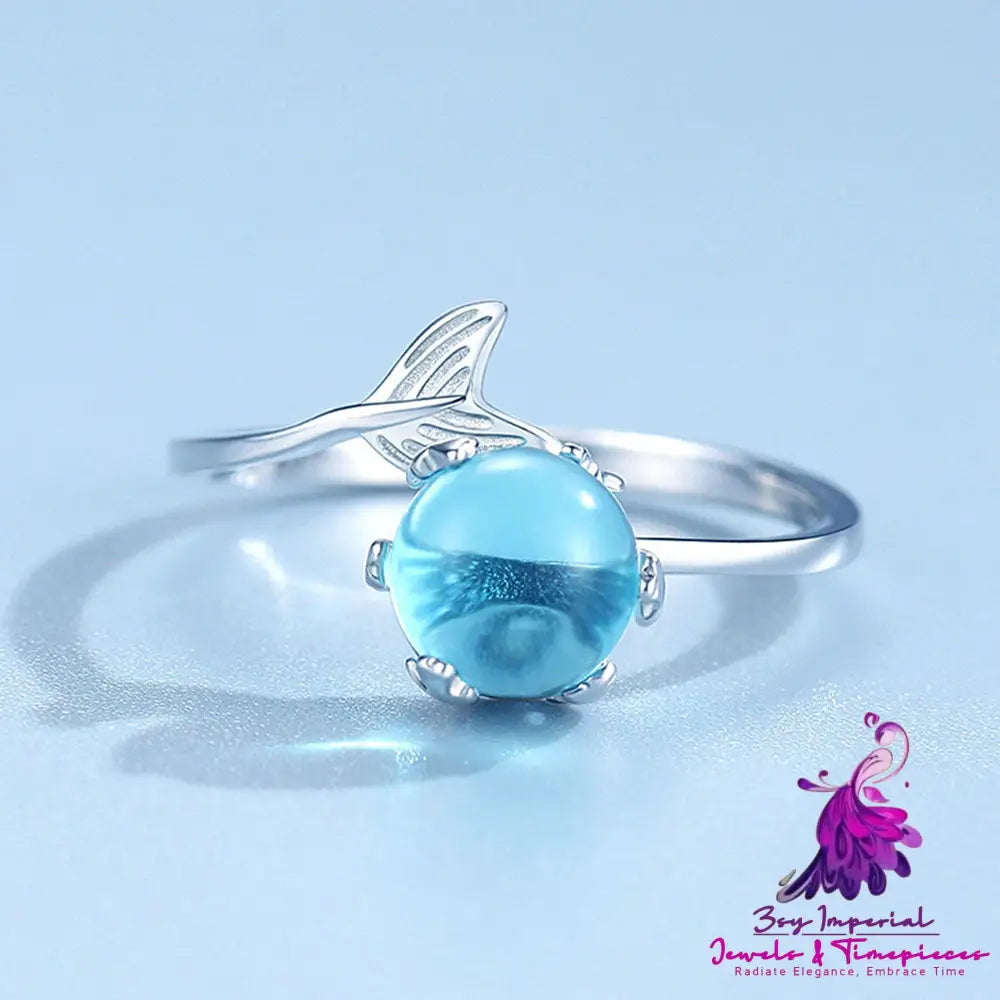 Mermaid Silver Plated Ring