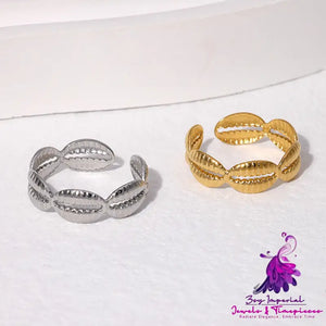 Adjustable Stainless Steel Ring for Women