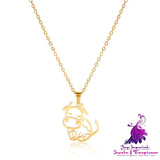 Cute Cow Pendant Necklace