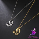 Cute Cow Pendant Necklace