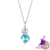 Adorable Cat Blue Necklace