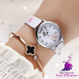 Cute Cat Cartoon Watch