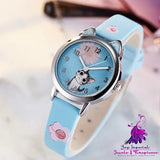 Cute Cat Cartoon Watch