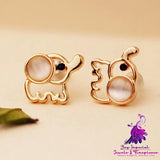 Cute Elephant Ear Studs