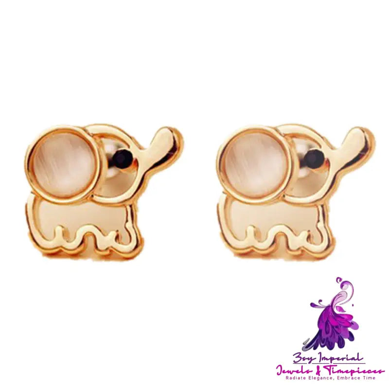 Cute Elephant Ear Studs