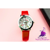 Luminous Cat Pointer Strap Watch