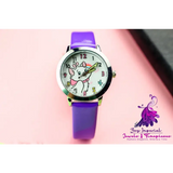 Luminous Cat Pointer Strap Watch