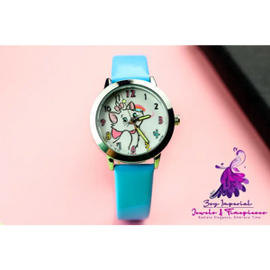 Luminous Cat Pointer Strap Watch