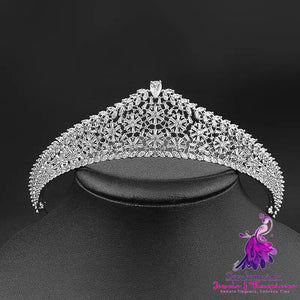 Retro Zircon Adult Crown Headdress