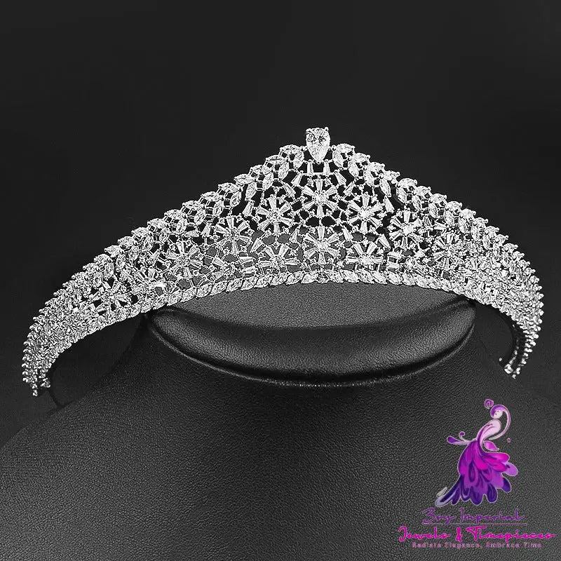 Retro Zircon Adult Crown Headdress