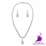 Advanced Light Luxury Silver Necklace