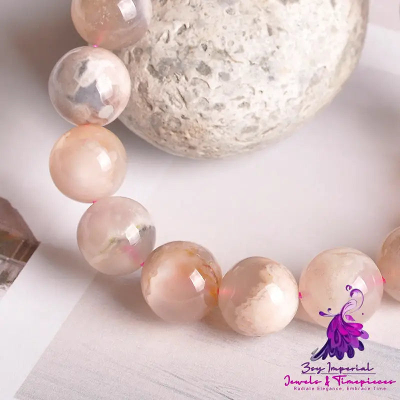 Agate Cherry Blossom Bracelet