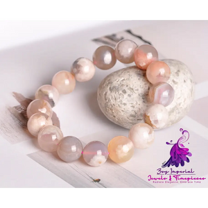 Agate Cherry Blossom Bracelet