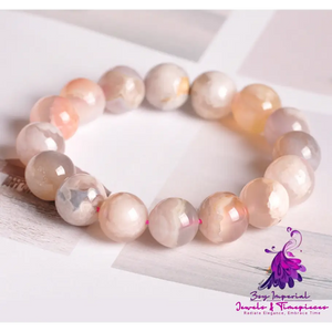 Agate Cherry Blossom Bracelet