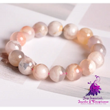 Agate Cherry Blossom Bracelet