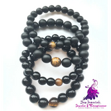 Agate Tiger Eye Bracelet