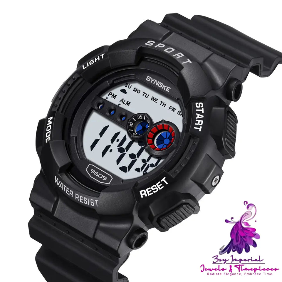 Waterproof Men’s Multi-function Sports Watch with Alarm