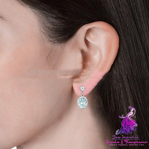 SAN Clamosan Diamond Stud Earrings