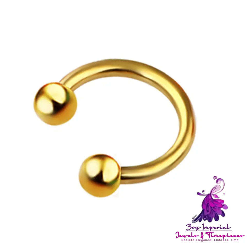 Allergy-Free C-Shaped Nose Stud